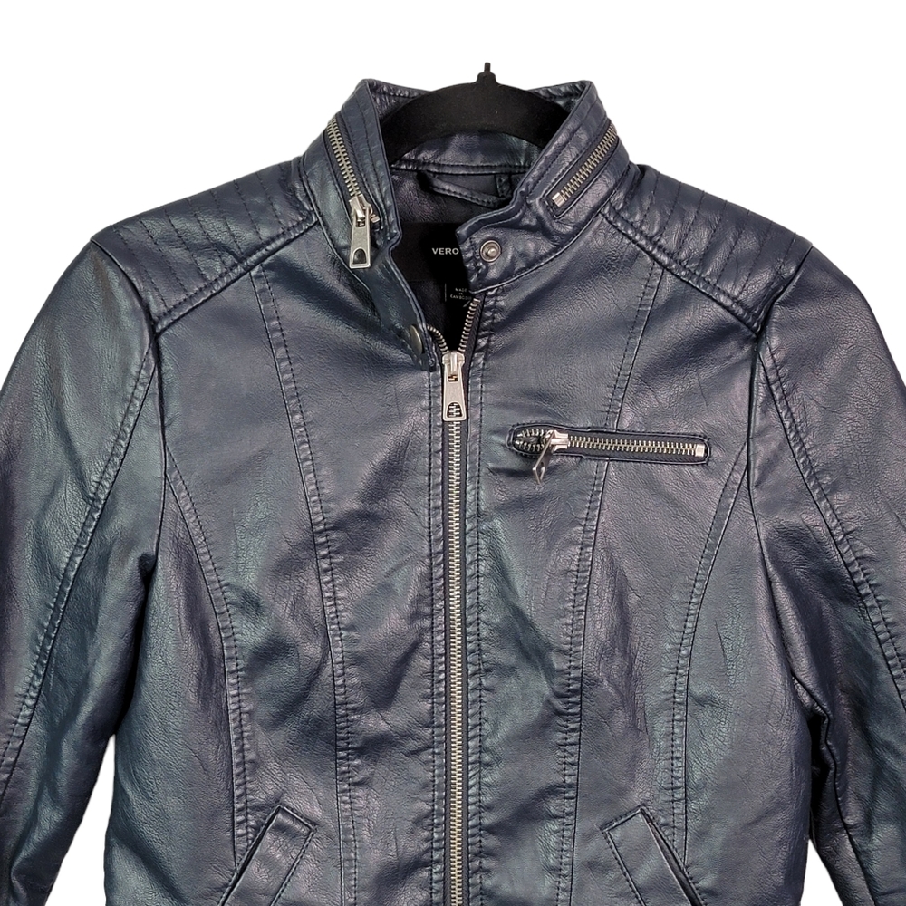 Vero Moda Bikercore Bikerwear Motorcycle Moto Fashion Jacket XS - Picture 3 of 13